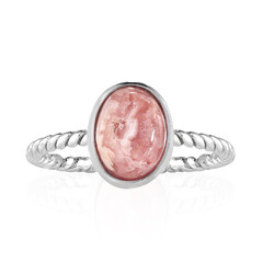 Zilveren ring met een rhodochrosiet (Art of Nature)