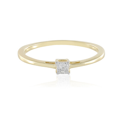 Gouden ring met een SI1 (H) Diamant