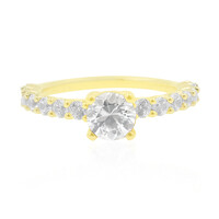 Gouden ring met een zirkoon (de Melo)