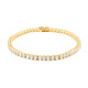 Zilveren armband met zirkonen