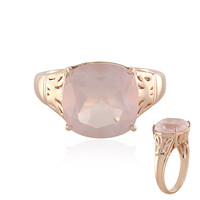 Zilveren ring met een rozen kwarts