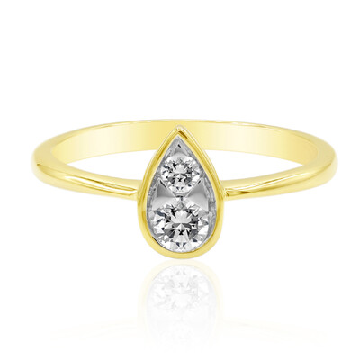 Gouden ring met een Diamant SI1 (G) (Annette)