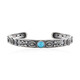 Zilveren armband met een Sleeping Beauty Turkoois (Desert Chic)