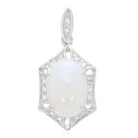 Zilveren hanger met een Turkse chalcedoon