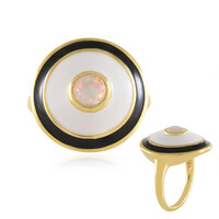 Zilveren ring met een Welo-opaal