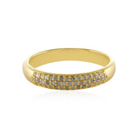 Zilveren ring met I3 (H) Diamanten