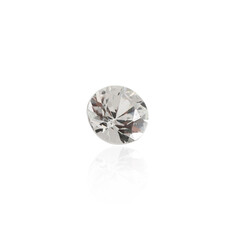 Edelsteen met een witte saffier 0,143 ct