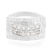 Zilveren ring met toermalijnen