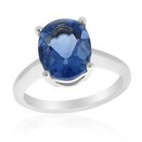 Zilveren ring met een kleurwissel fluoriet