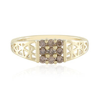Gouden ring met I2 Champagne Diamanten (Ornaments by de Melo)