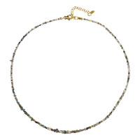 Zilveren halsketting met Fancy diamanten