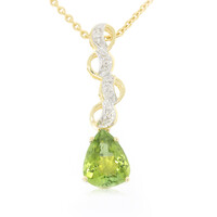 Gouden halsketting met een Paraiba toermalijn (AMAYANI)