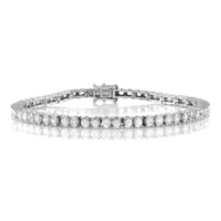 Zilveren armband met zirkonen