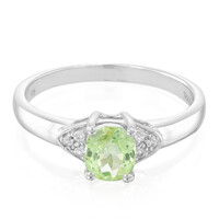Zilveren ring met een Paraiba toermalijn