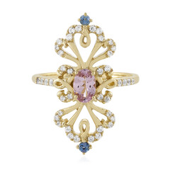 Gouden ring met een roze spinel (Adela Gold)