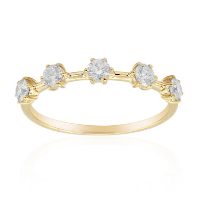 Gouden ring met I1 (H) Diamanten (CIRARI)