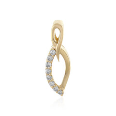 Gouden hanger met SI1 (H) Diamanten