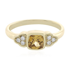 Gouden ring met een Vibhor Zirkoon