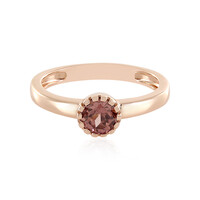 Zilveren ring met een roze zirkoon