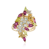 Zilveren ring met peridoots