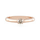 Gouden ring met een I1 Bruine Diamant (SUHANA)