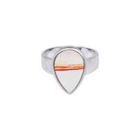 Zilveren ring met een Sunset jaspis