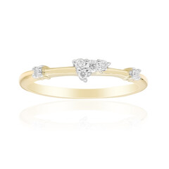 Gouden ring met een Diamant SI1 (G)