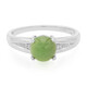 Zilveren ring met een keizerlijk chrysopraas