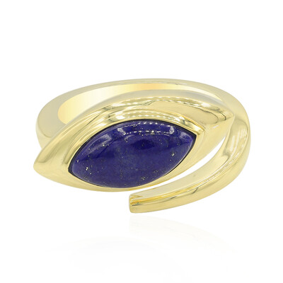 Zilveren ring met een lapis lazuli (MONOSONO COLLECTION)