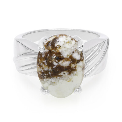 Zilveren ring met een Magnesiet