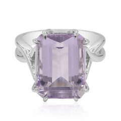 Zilveren ring met een lavendel amethist