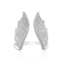 Zilveren ring met zirkonen