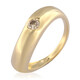 Gouden ring met een I2 Champagne Diamant (de Melo)