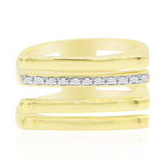 Zilveren ring met I1 (G) Diamanten