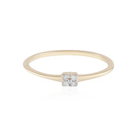 Gouden ring met SI1 (H) Diamanten