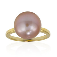 Gouden ring met een Royal Pink Ming Parel (TPC)