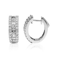 Gouden oorbellen met SI2 (H) Diamanten (CIRARI)