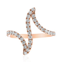 Gouden ring met SI1 (H) Diamanten