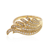 Gouden ring met Loepzuivere (F) Diamanten (LUCENT DIAMONDS)