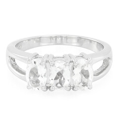 Zilveren ring met Himalaya berilstenen