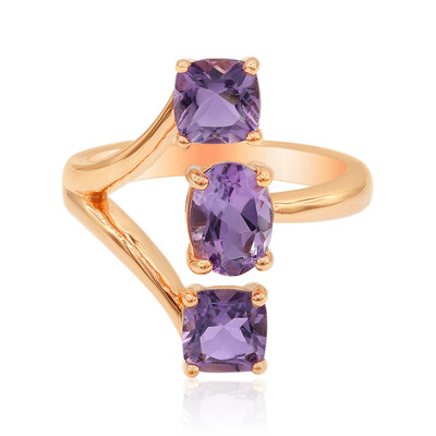 Zilveren ring met een amethist