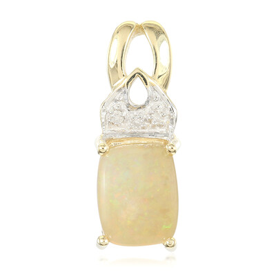 Gouden hanger met een Kalimaya-Opaal