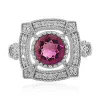 Zilveren ring met een Mexicaanse Roze Fluoriet