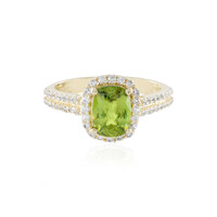 Gouden ring met een sfeen