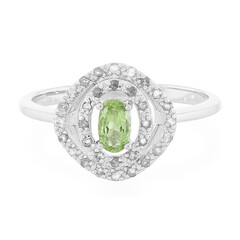 Gouden ring met een Braziliaanse Paraiba toermalijn