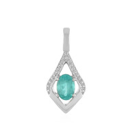 Zilveren hanger met een Blauwe apatiet