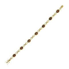 Gouden armband met granaten (CUSTODANA)