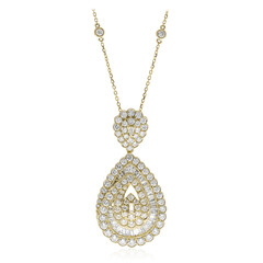 Gouden halsketting met SI2 (H) Diamanten (CIRARI)