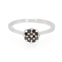 Zilveren ring met Fancy diamanten