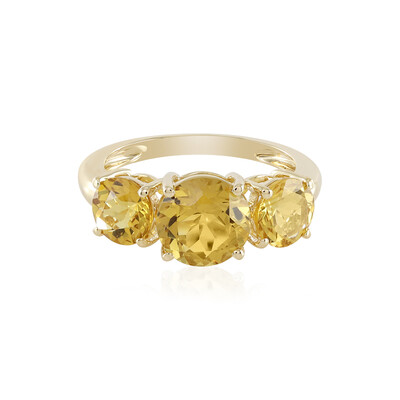 Gouden ring met een gouden beril